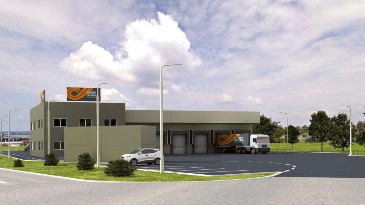 A hall for processing packages is being built in Trnava. The pandemic has accelerated the development of e-commerce