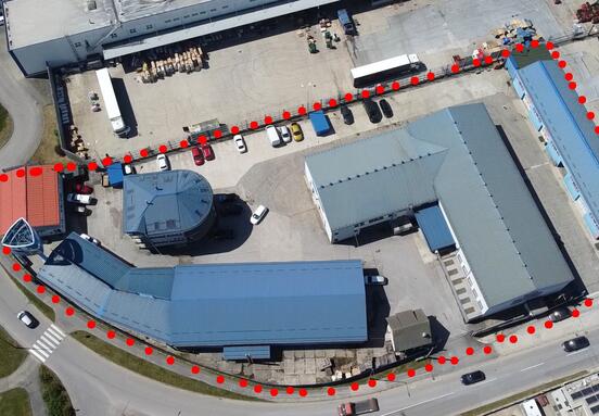 3500 m2 warehouse and production industrial area for sale