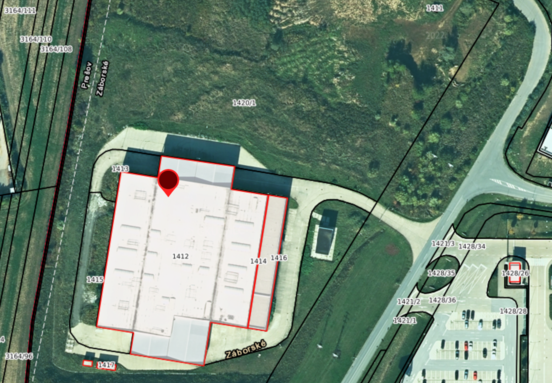 Industrial hall in Prešov Záborské